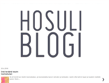 Tablet Screenshot of hosuliblogi.blogspot.com