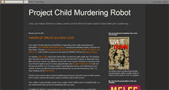 Desktop Screenshot of childmurderingrobot.blogspot.com