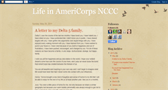 Desktop Screenshot of lifeinamericorpsnccc.blogspot.com