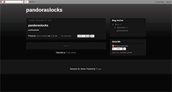 Desktop Screenshot of pandoraslocks.blogspot.com