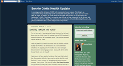 Desktop Screenshot of bonniegintishealth.blogspot.com