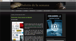 Desktop Screenshot of elboletindelasemana.blogspot.com
