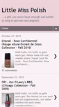 Mobile Screenshot of littlemisspolish.blogspot.com