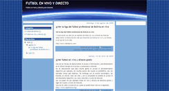 Desktop Screenshot of futbolendirectogratis.blogspot.com