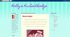 Desktop Screenshot of kellysknutselhoekje.blogspot.com