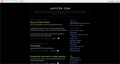 Desktop Screenshot of javsters.blogspot.com