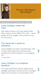 Mobile Screenshot of careymulligan.blogspot.com