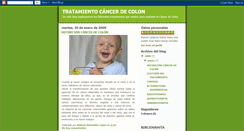 Desktop Screenshot of cancercolontratamientos.blogspot.com