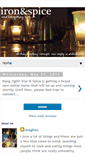 Mobile Screenshot of ironandspice.blogspot.com