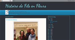 Desktop Screenshot of histoiredefilsenfleurs.blogspot.com