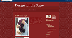 Desktop Screenshot of designforthestage.blogspot.com