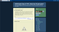 Desktop Screenshot of gchsclassof79.blogspot.com