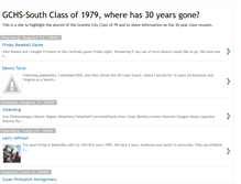 Tablet Screenshot of gchsclassof79.blogspot.com