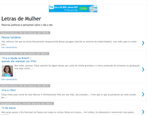 Tablet Screenshot of letrasdemulher.blogspot.com