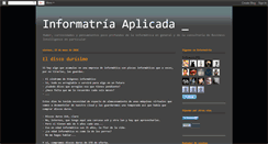 Desktop Screenshot of informatria.blogspot.com