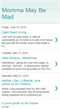 Mobile Screenshot of mommamaybemad.blogspot.com