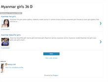 Tablet Screenshot of myanmargirls36.blogspot.com
