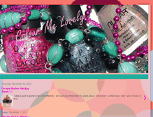 Tablet Screenshot of colourmelovely.blogspot.com