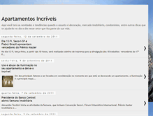 Tablet Screenshot of apartamentosincriveis.blogspot.com