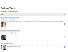 Tablet Screenshot of fashiontrendx.blogspot.com