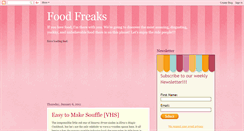 Desktop Screenshot of foodfreaksinternational.blogspot.com