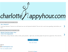 Tablet Screenshot of charlottehappyhour.blogspot.com