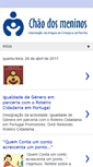 Mobile Screenshot of chaodosmeninos.blogspot.com