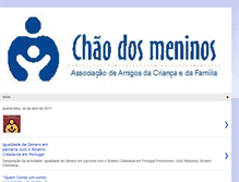 Tablet Screenshot of chaodosmeninos.blogspot.com