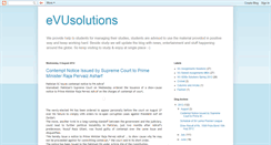 Desktop Screenshot of evusolutions.blogspot.com