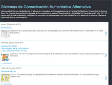 Tablet Screenshot of comunicacion-discapacidad.blogspot.com