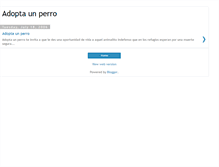 Tablet Screenshot of adoptaunperro.blogspot.com