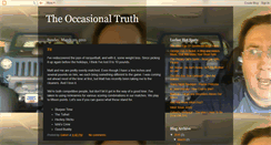 Desktop Screenshot of occasionaltruth.blogspot.com