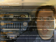 Tablet Screenshot of occasionaltruth.blogspot.com