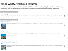 Tablet Screenshot of duniawisatatourism.blogspot.com