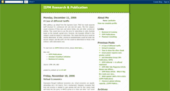 Desktop Screenshot of iipm-restudies.blogspot.com