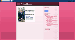 Desktop Screenshot of first-aid-books.blogspot.com
