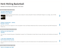 Tablet Screenshot of herbwellingbasketball.blogspot.com