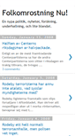 Mobile Screenshot of folkomrostning.blogspot.com
