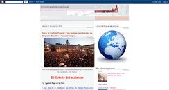 Desktop Screenshot of coyunturainternacional.blogspot.com