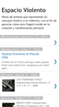 Mobile Screenshot of espacioviolento.blogspot.com