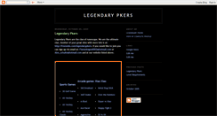 Desktop Screenshot of legendarypkers.blogspot.com