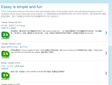 Tablet Screenshot of essayiseasy.blogspot.com