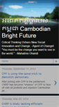 Mobile Screenshot of cambodianbrightfuture.blogspot.com