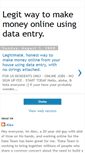 Mobile Screenshot of legitonlinedataentry.blogspot.com