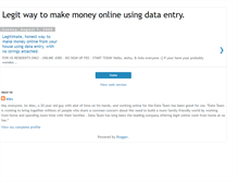 Tablet Screenshot of legitonlinedataentry.blogspot.com