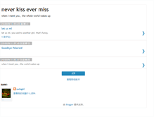 Tablet Screenshot of neverkissevermiss.blogspot.com