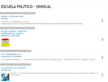 Tablet Screenshot of escuelasindical-jcm.blogspot.com