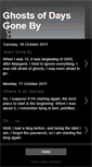 Mobile Screenshot of ghostsofdaysgoneby.blogspot.com