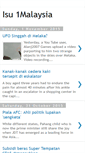 Mobile Screenshot of isu-1malaysia.blogspot.com