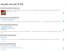 Tablet Screenshot of mypenranoutofink.blogspot.com